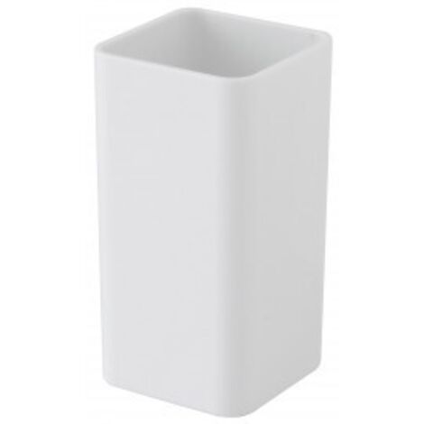 Portaspazzolino in Plastica Bianco Per bagno Moderno Star