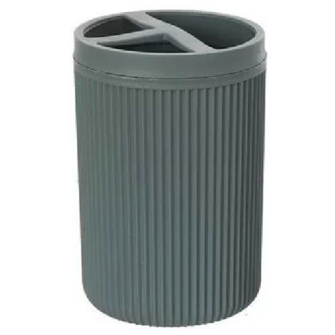 PORTASPAZZOLINO IN PLASTICA GRIGIO