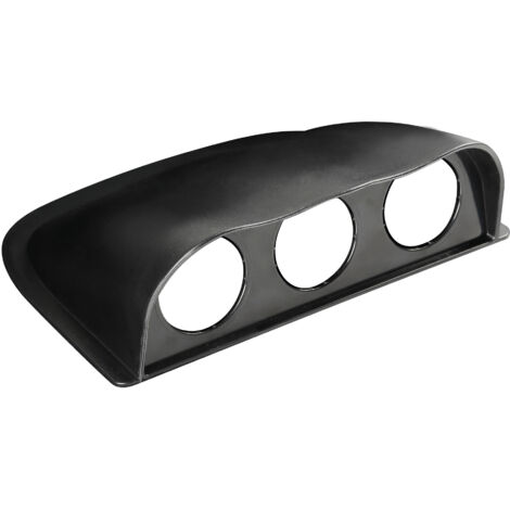 Portastrumenti a 3 fori per cruscotto (52 mm)
