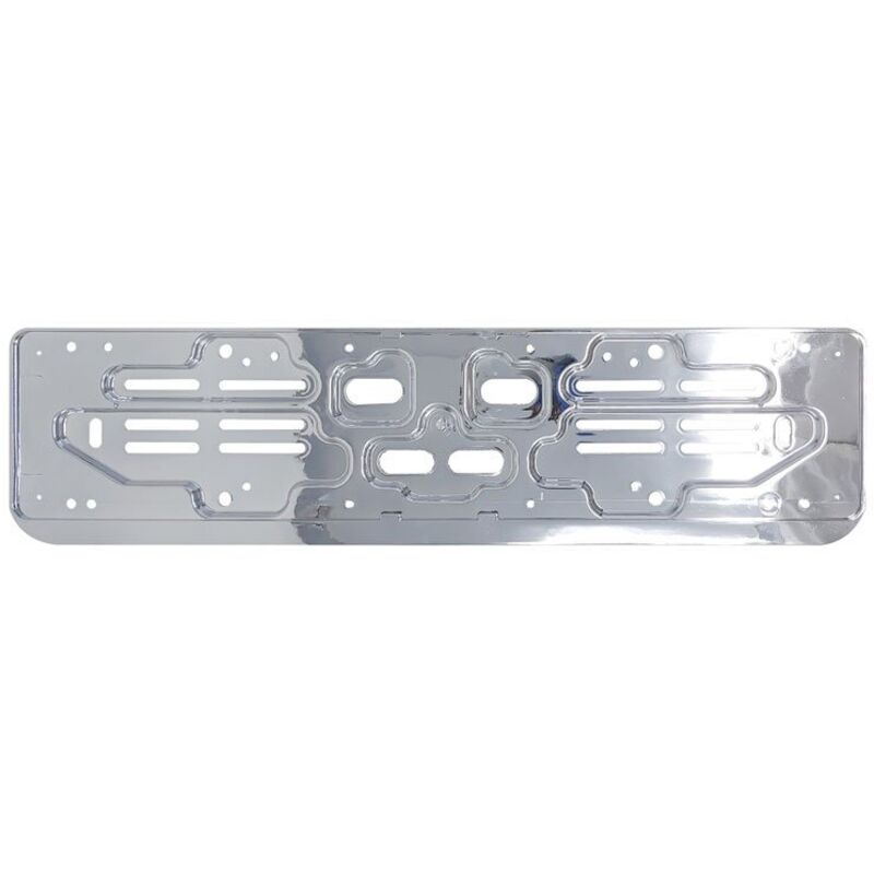 Portatarga Cromato Anteriore e Posteriore Universale