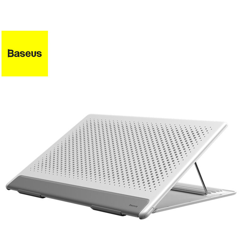 

Baseus - Portatil ayuda portable del ordenador portatil Macbook Pro 15 14 13 pulgadas portatil basico de apoyo plegable ajustable en altura, Gris