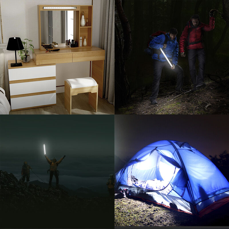 

Asupermall - Portatil Barra de luz LED para Camping maquillaje recargable de la noche las luces de la vanidad espejo con la funcion de ajuste de