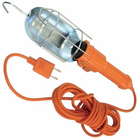 Portátil metálico e27 korpass cable 10m