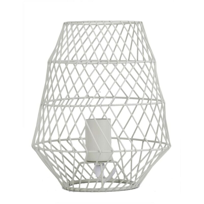 

Lámpara de mesa Buganvilla acabado metal blanco 25 cm(alto)20 cm(ancho)20 cm(largo)