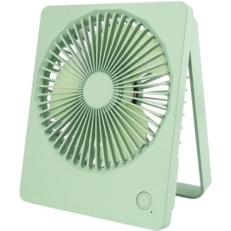 

Portatiles personales del escritorio del ventilador del ventilador de la bateria recargable 180 ° del soporte plegable de 2 niveles de luz LED 3