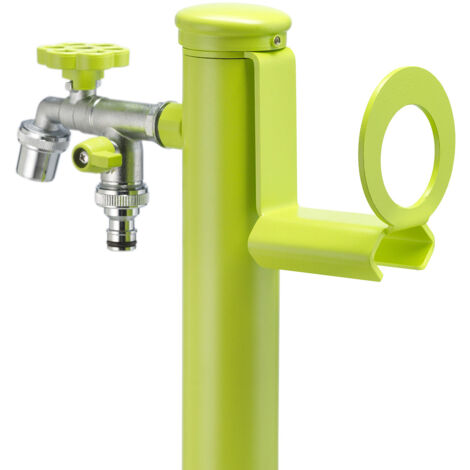 Portatubo per Fontane da Giardino in Acciaio Belfer 42/PGS Verde Acido