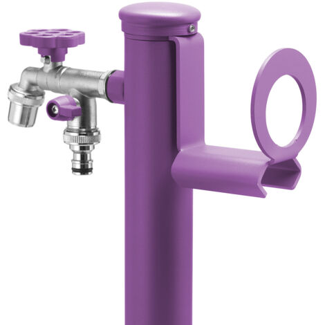 Portatubo per Fontane da Giardino in Acciaio Belfer 42/PGS Viola