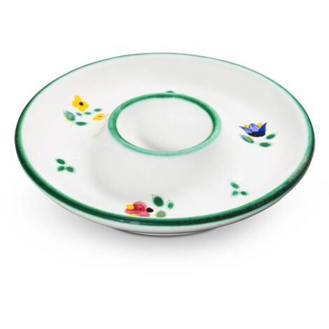 Portauovo a fiori sparsi in ceramica Gmundner (Ø 12 cm)