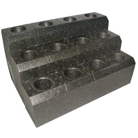 Portautensili SK40 in polipropilene supporto da tavolo 12pz. l. 360 x P. 245 x H. 200 mm