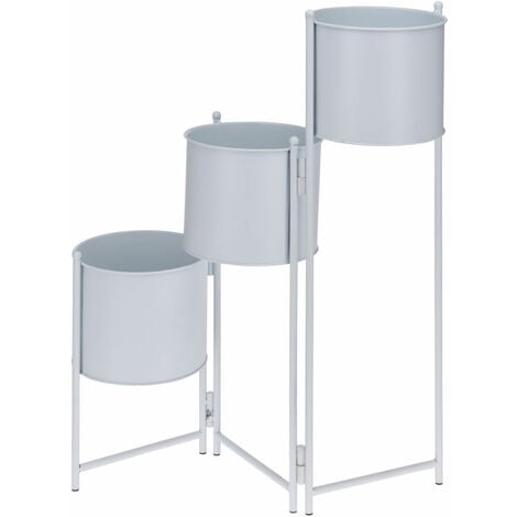 Porta Vaso Quadrato con piedistallo in metallo -40% – 20x20 H56,5 Cm