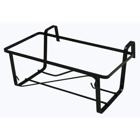 PORTAVASO DA BALCONE NERO  cm. 40 IDROWEB 5 PZ