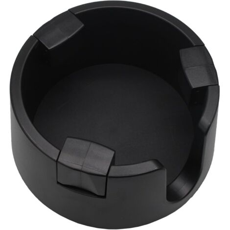 Portavasos antiderrames, posavasos, diámetro interior ajustable para el hogar, la oficina y el exterior - Negro