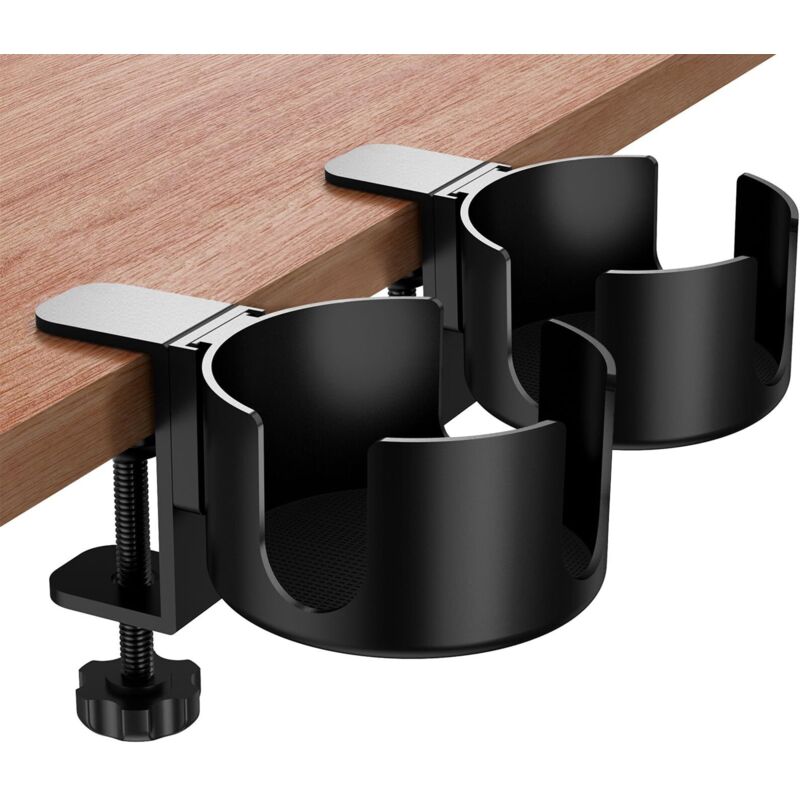 Portavasos de 2 piezas - Portavasos de mesa y escritorio - Portavasos para botellas y tazas