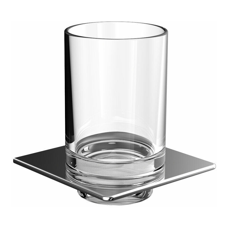 

Portavasos Emco art, incl. cristal transparente, cromado - 162000102