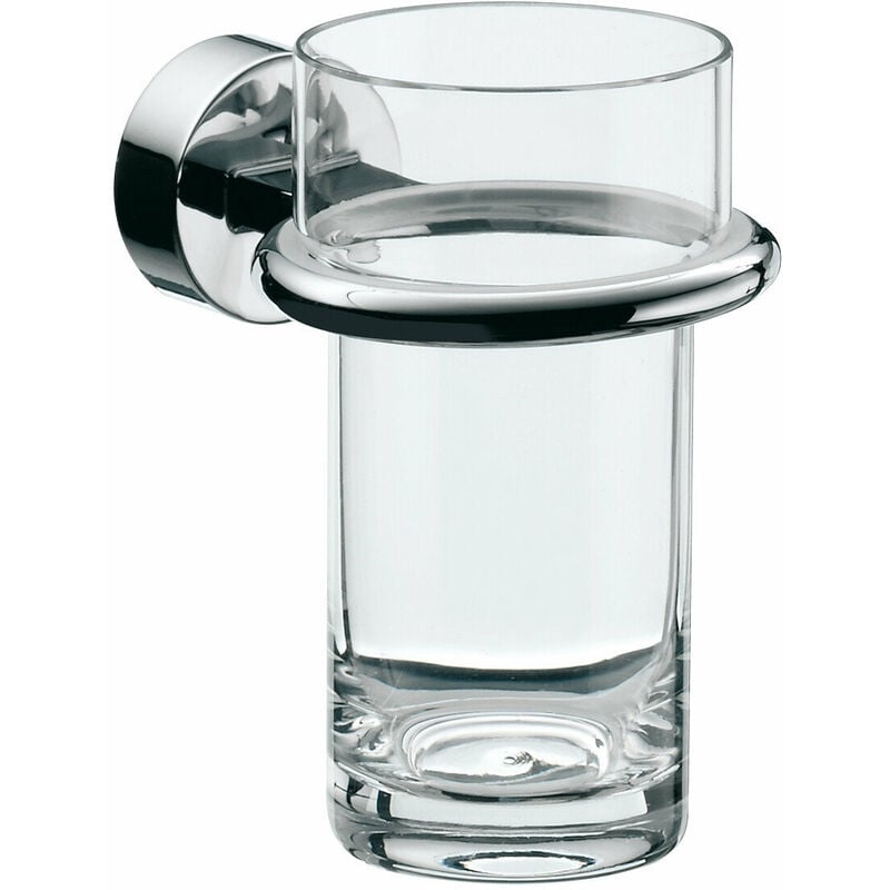 

Portavasos Emco rondo 2, cristal transparente, cromado - 452000100