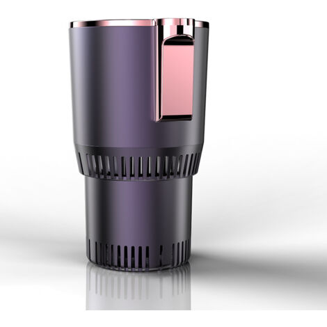 Portavasos inteligente 2 en 1 para coche, calienta y enfría bebidas frías y calientes, compatible con latas y vasos.