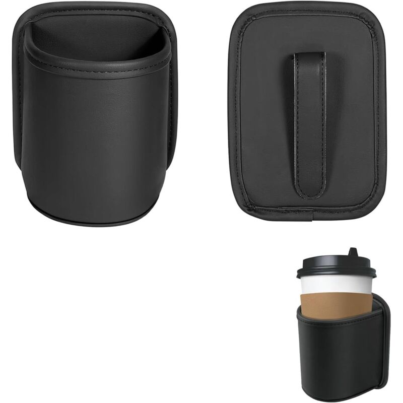 Portavasos universal para coche de 2 piezas, para almacenar botellas de agua, multifuncional, grande, para agua, con espacio para vasos y bebidas.