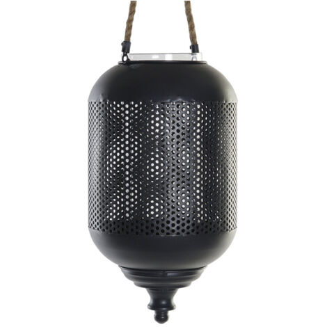 Portavela Metal Cuerda 22X22X43 Negro PV183150