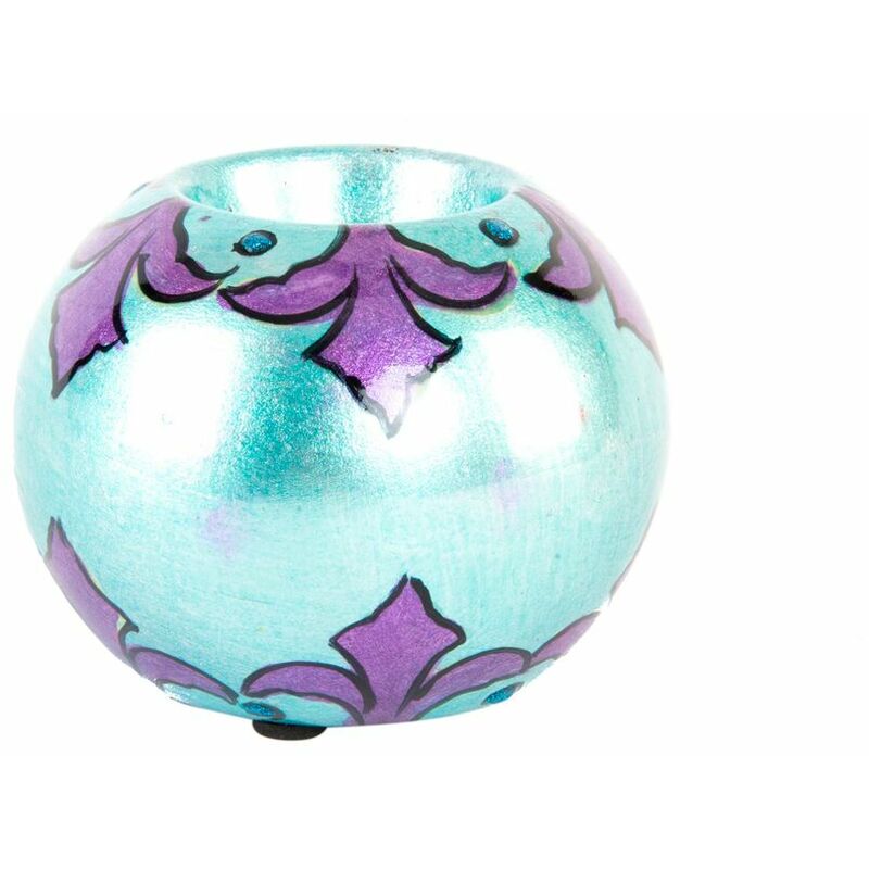 

Portavelas DKD Home Decor Cerámica Azulejo (9 x 7 x 7 cm)