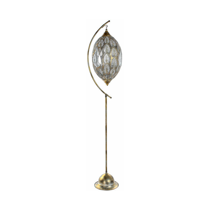

Portavelas DKD Home Decor Cristal Dorado Metal (35 x 37 x 175 cm)