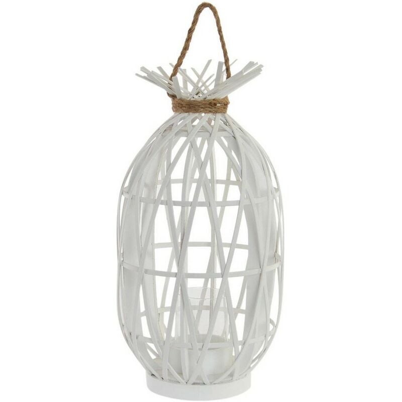 

Portavelas DKD Home Decor Madera Bambú (25 x 25 x 25 cm)