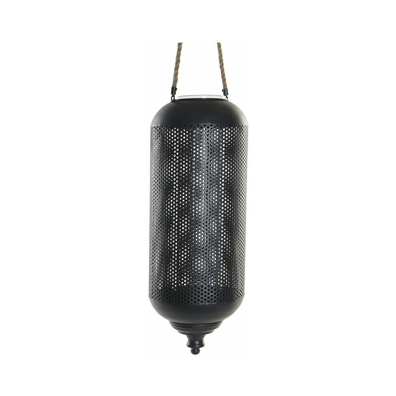 

Portavelas DKD Home Decor Negro Metal Cuerda (22 x 22 x 63 cm)