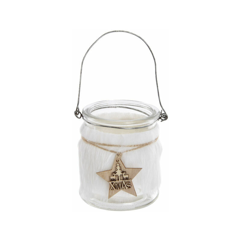 

Portavelas DKD Home Decor Poliéster Cristal Estrella (8.5 x 8.5 x 10 cm)