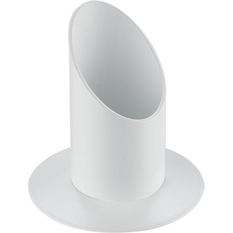 Portavelas metálico para velas de bautizo y comunión portavelas para decorar ideal para candelabros, velas de mesa etc. portavelas 40 mm blanco mate