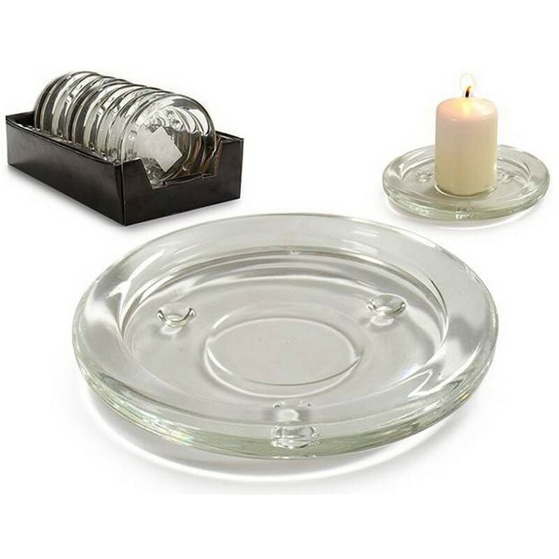 

Portavelas Transparente Vidrio (Ø 11 cm)