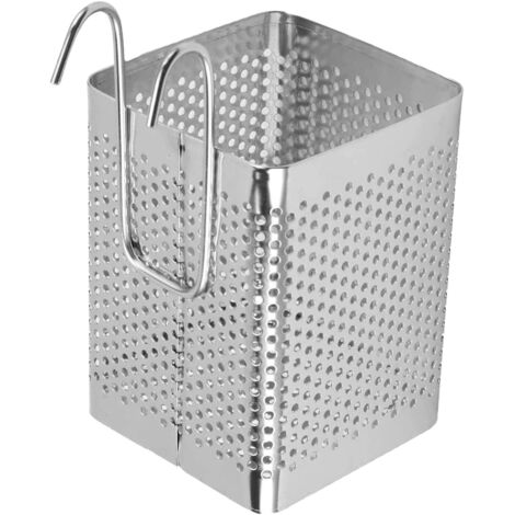 Passoires à Fondue En Acier Inoxydable – Lot De 2 Avec Crochet – Petite Et Grande Tailles – Pour Friture, Cuisson Vapeur, Blanchiment – Maison Et Restauration