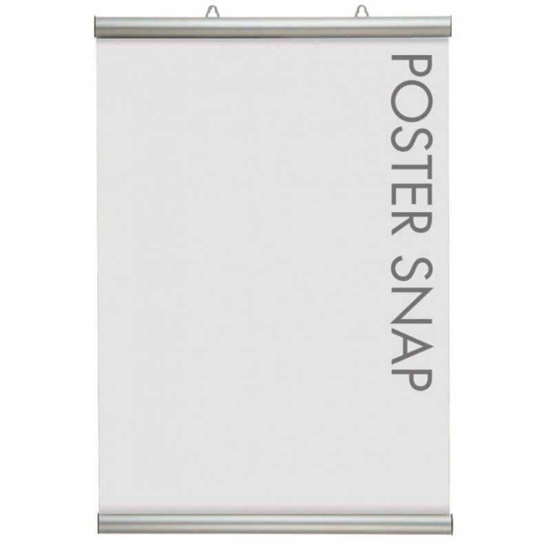 Porte affiche Poster Snap - Système d'accrochage suspendu et discret pour affiches et posters - 100 cm de large