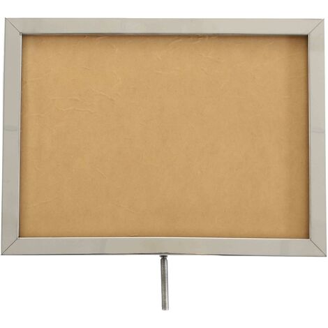 Porte affiche pour poteau de signalisation - Gris