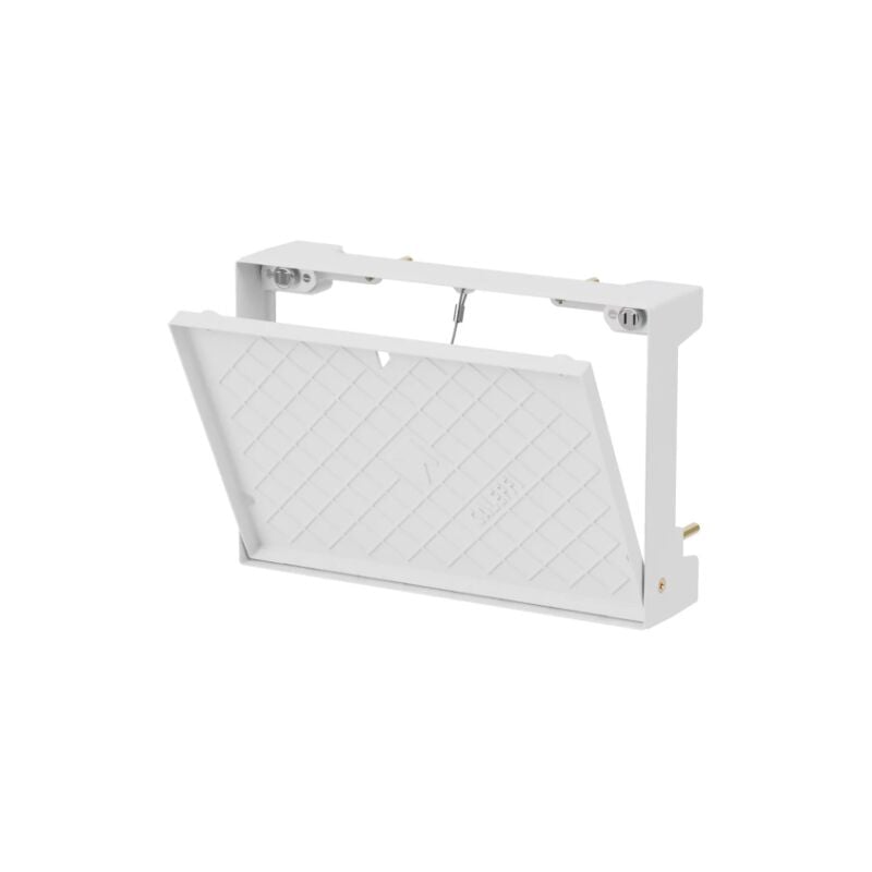 Porte affleurant le mur avec cadre push-to-open Caleffi 359700 Blanc