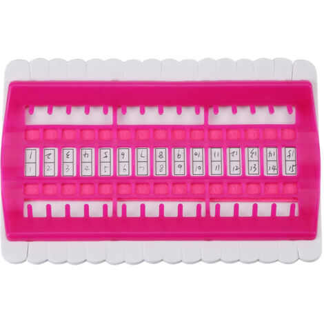 Porte-aiguilles de broderie 30 emplacements avec rangement fils et accessoires de couture motif floral