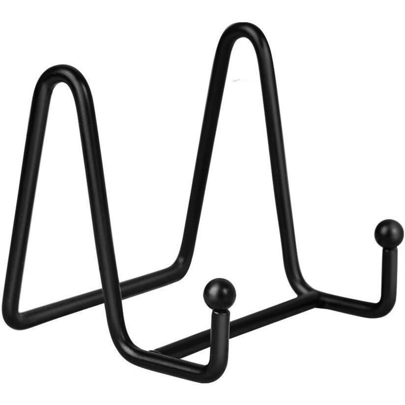 Porte Assiette Chevalet Support Presentoir - 1 Pièces Metal Support Assiette Decorative - Support Cadre Photo de Table - Présentoir de Fer pour
