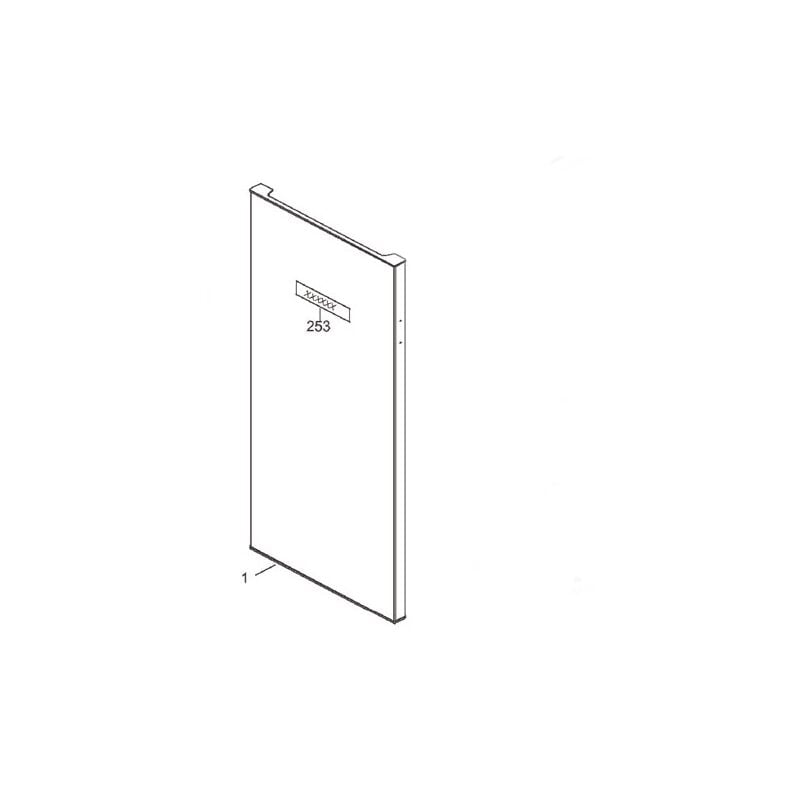 Brandt - porte avec joint magnetique pour refrigerateur AS0023634