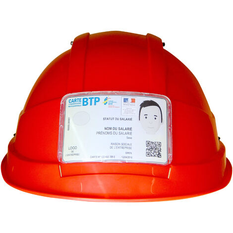 Porte badge pour casque KARA et IRIS AUBOUEIX 0376PB