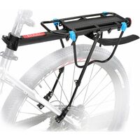 Pasuihcay Panier arrière pliable pour vélo, noir, 31,5 x 22,5 x 20,5 cm
