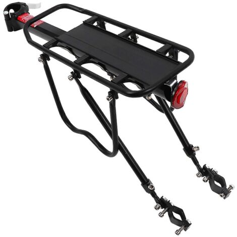 Porte-bagages arrière de vélo en alliage d'aluminium noir 2024WJ01 - Accessoire pour vélo