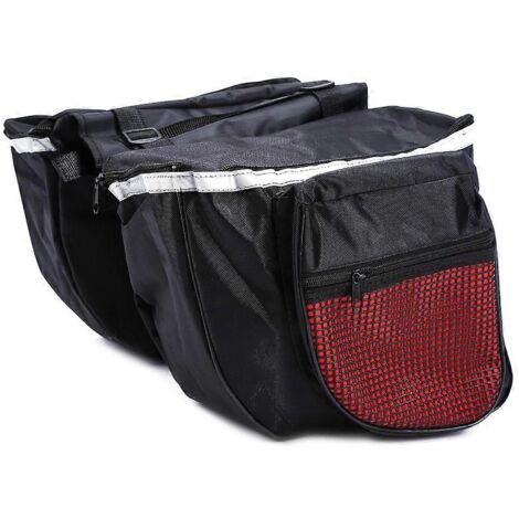 Porte-bagages arrière pour vélo 202425L avec sacoche double
