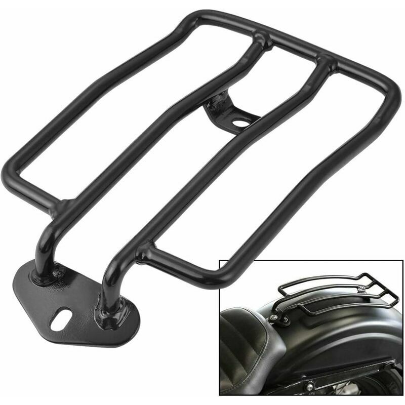 Start - Porte-bagages de moto Porte-bagages Fit Solo Sièges arrière 180mm Fit Harley Harley xl Sportster Fer 48 883 XL1200 2004-2018