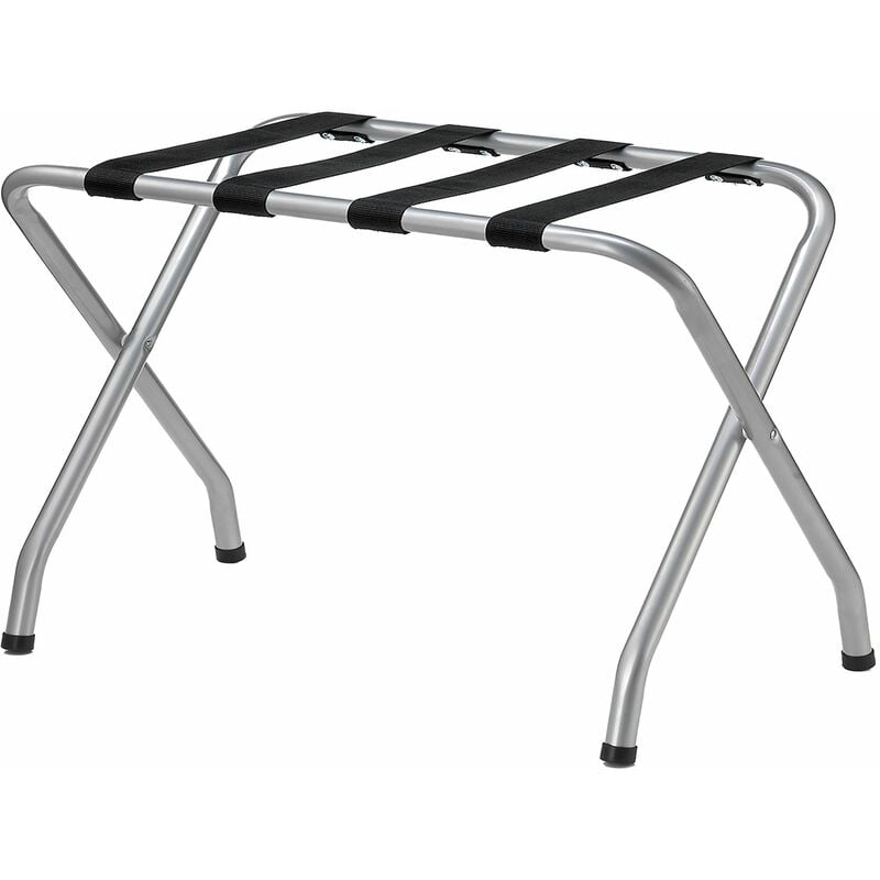 Idimex - Porte-valise luggage, structure pliable en métal gris