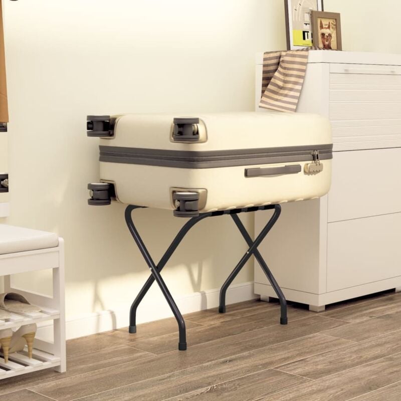 Vidaxl - Porte-bagages Noir 56x40x49 cm