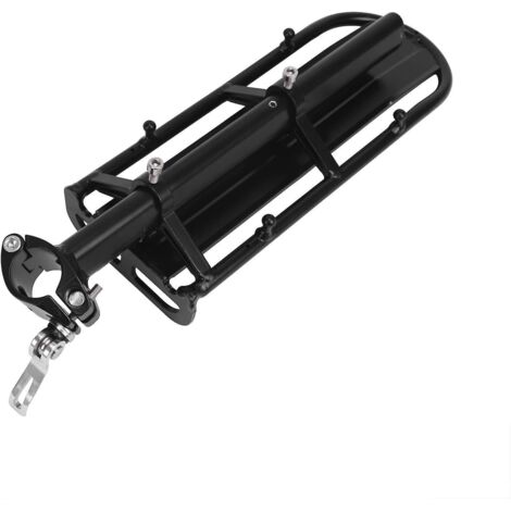 Porte-bagages rétractable pour vélo, réglable, en alliage d'aluminium, pour VTT, fixation sur tige de selle arrière.