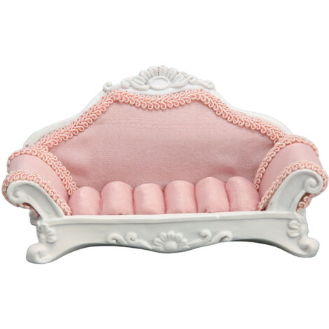 Porte-bagues en Forme de Canapé - Présentoir à Bijoux en Résine pour Boutique - Support pour Alliance et Bague de Fiançailles