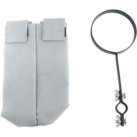Porte-baguettes de batterie étanche grande capacité en toile Oxford avec pince pour batteur, modèle WH04 gris