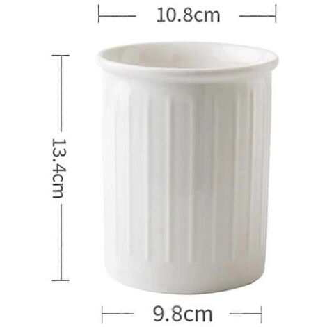 Porte-baguettes en porcelaine - Organisateur de couverts - Solution de rangement et de séchage pour la cuisine