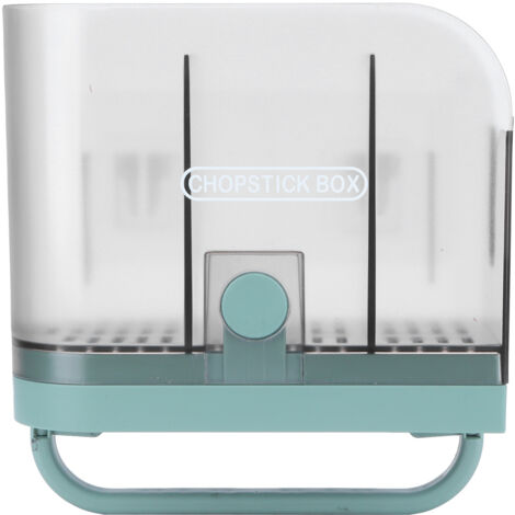 Porte-baguettes multifonctionnel et boîte de rangement pour usage domestique, boîte de rangement murale pour la cuisine, verte.