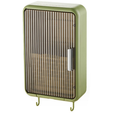 Porte-baguettes mural de cuisine avec couvercle, rangement ustensiles vert, étagère de drainage anti-poussière pour baguettes
