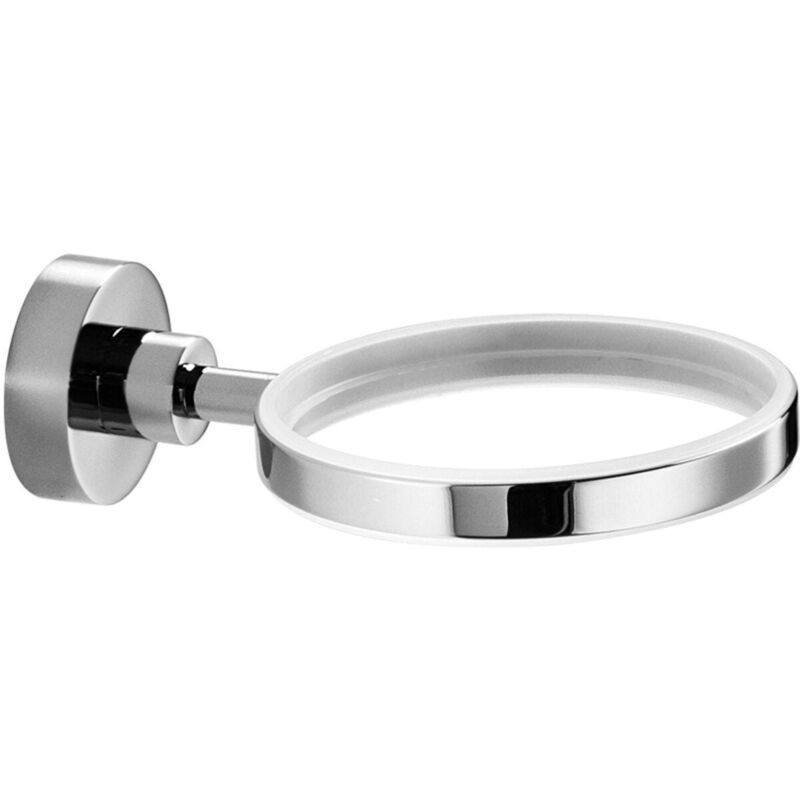 Porte-balai Baketo en laiton chromé - Lineabeta